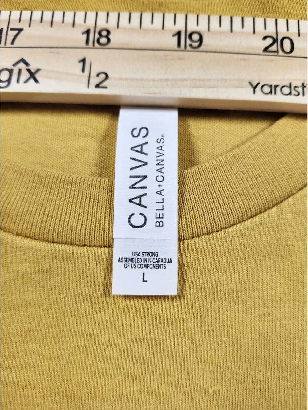 Bella+Canvas Seattle Slack Key Festival Graphic Tee Yellow Men’s L Crew Neck 091